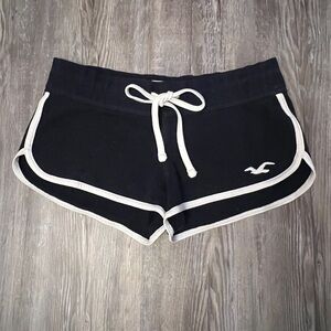 Black Cotton Shorts